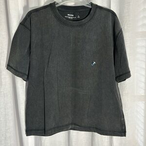 Hollister Washed Black Crewneck Tee